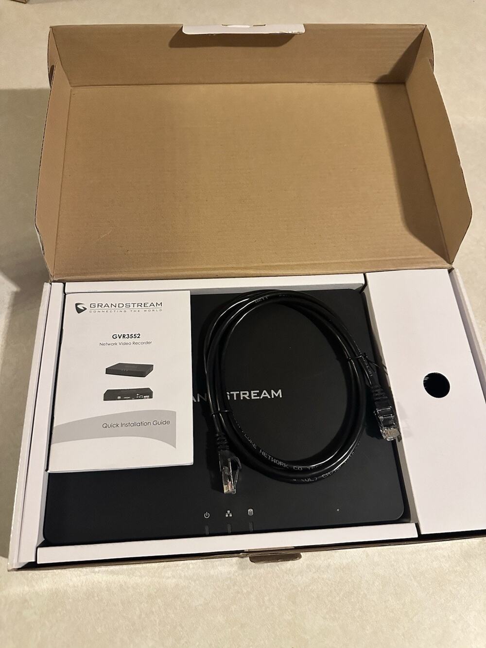GRANDSTREAM GVR3552 NETWORK VIDEO RECORDER WITH POWER SUPPLY - Brand New